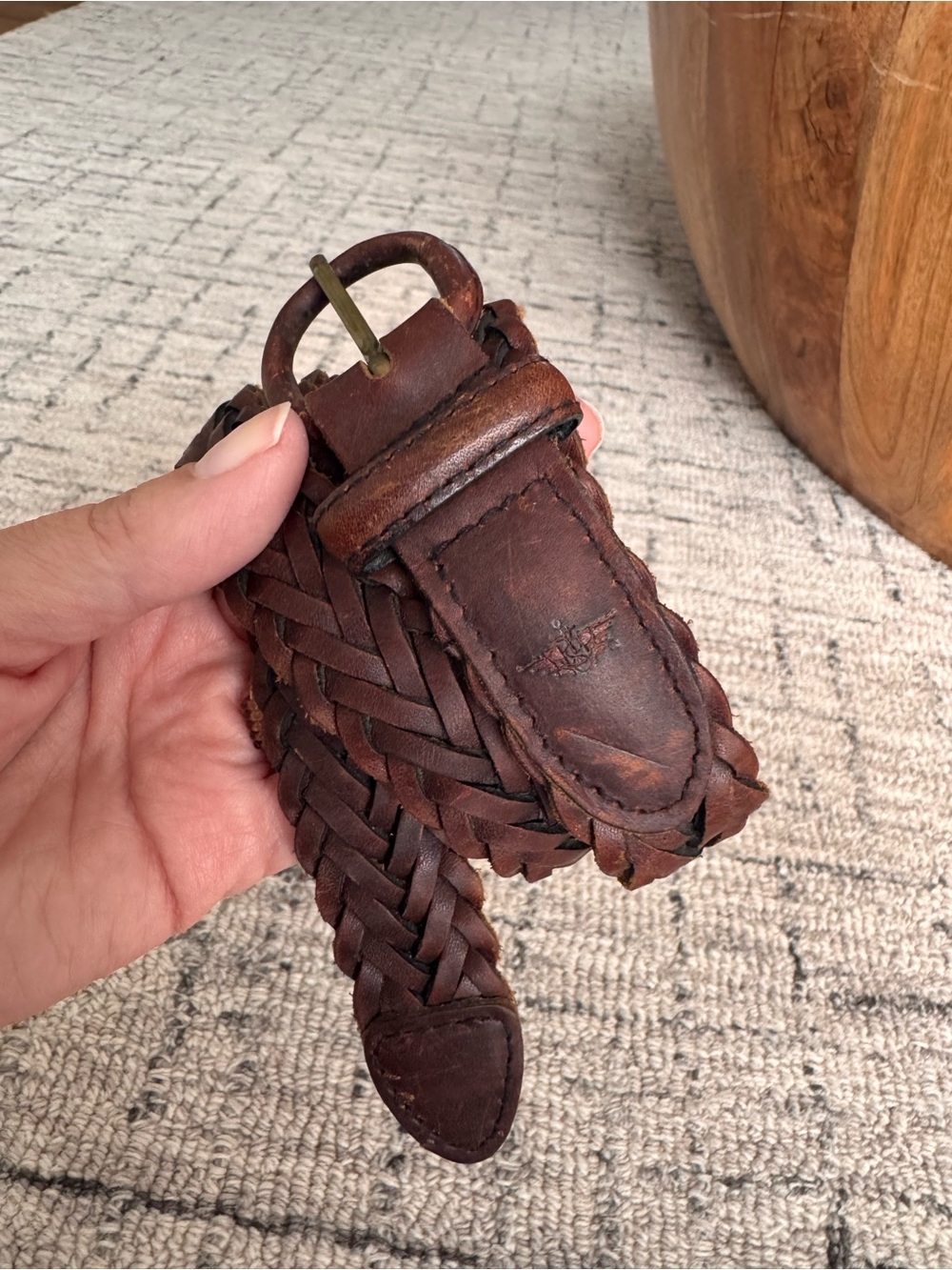 Men’s Dockers Braided leather belt 36